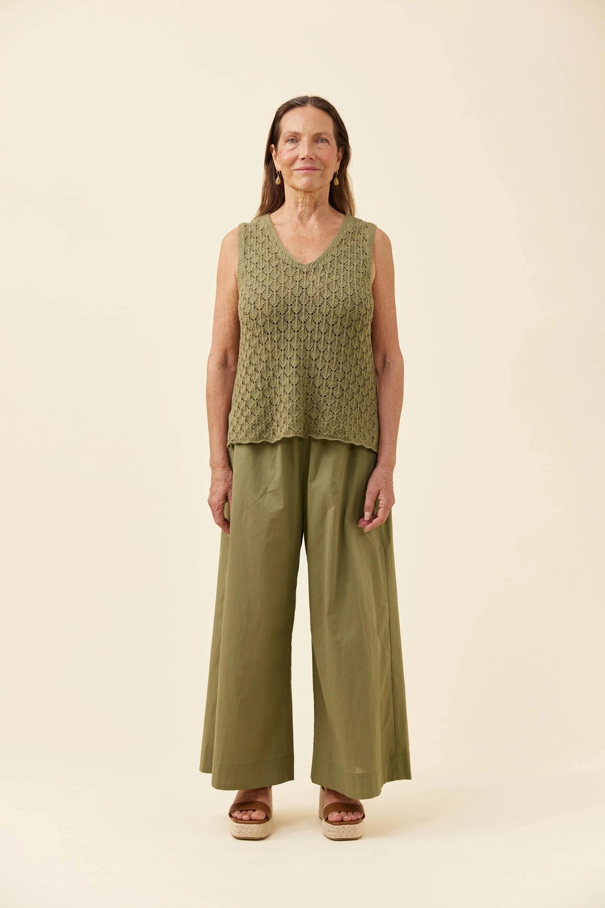 Mia Knit Top - Sage