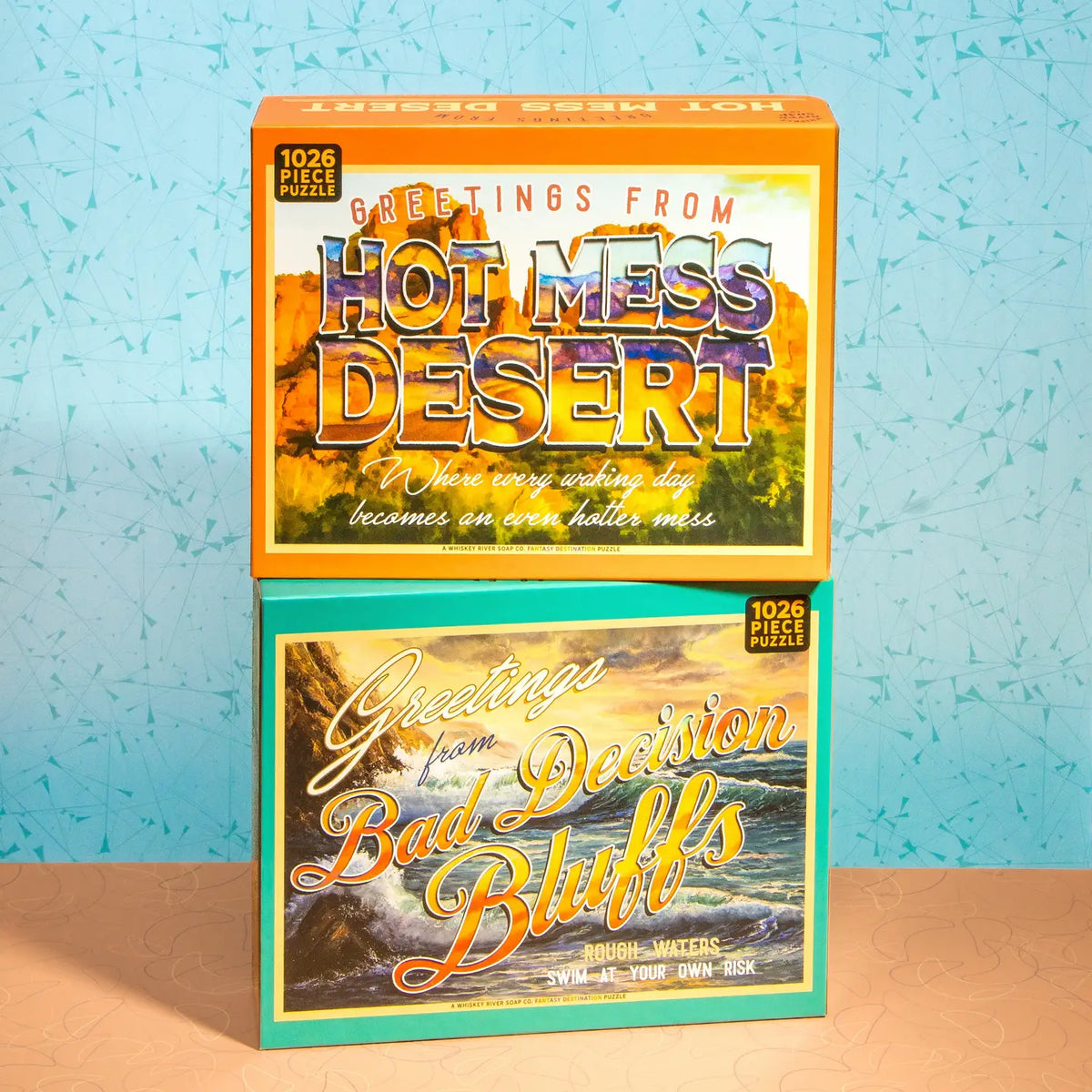 Greetings from Bad Decision Bluffs Puzzle