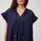 Crete Top - Navy