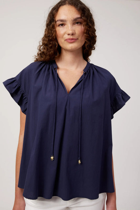 Crete Top - Navy