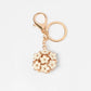 Keychain Flower Ball - Gold