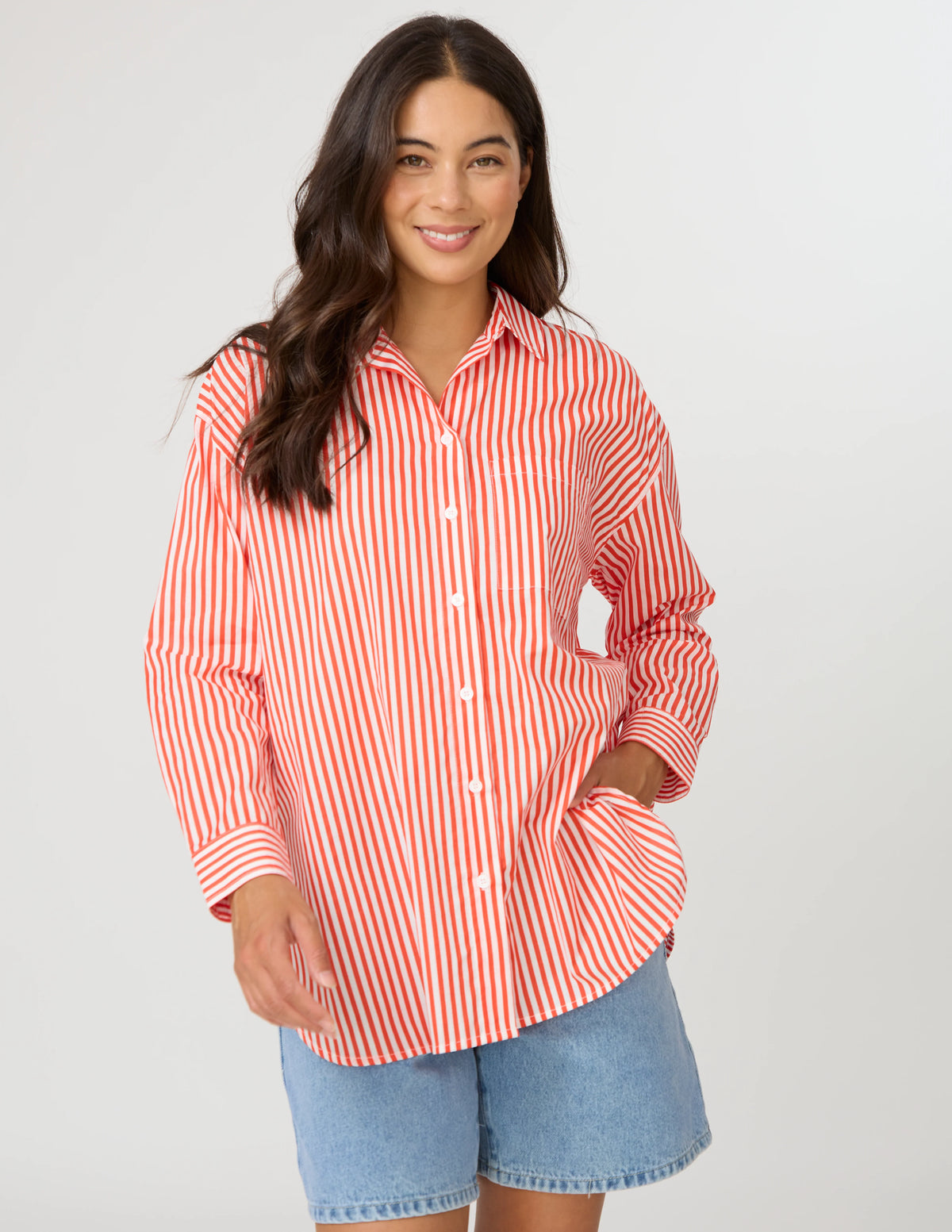 Summer Essentials Shirt - Chilli Stripe