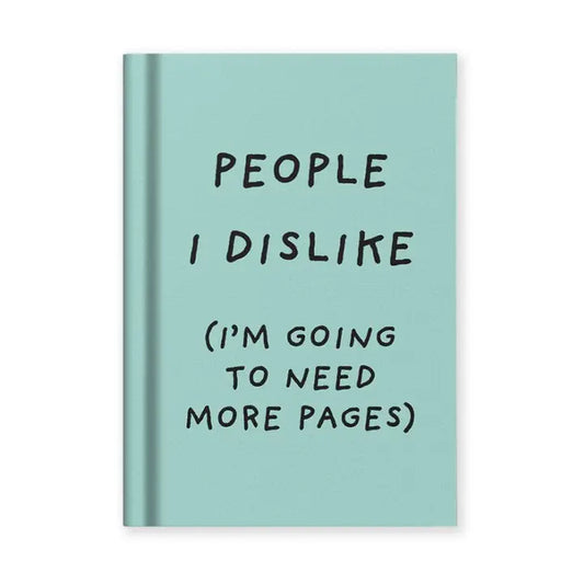 Hard Cover Tiny Notebook - People I Dislike