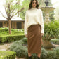 Freya Wrap Skirt - Toffee