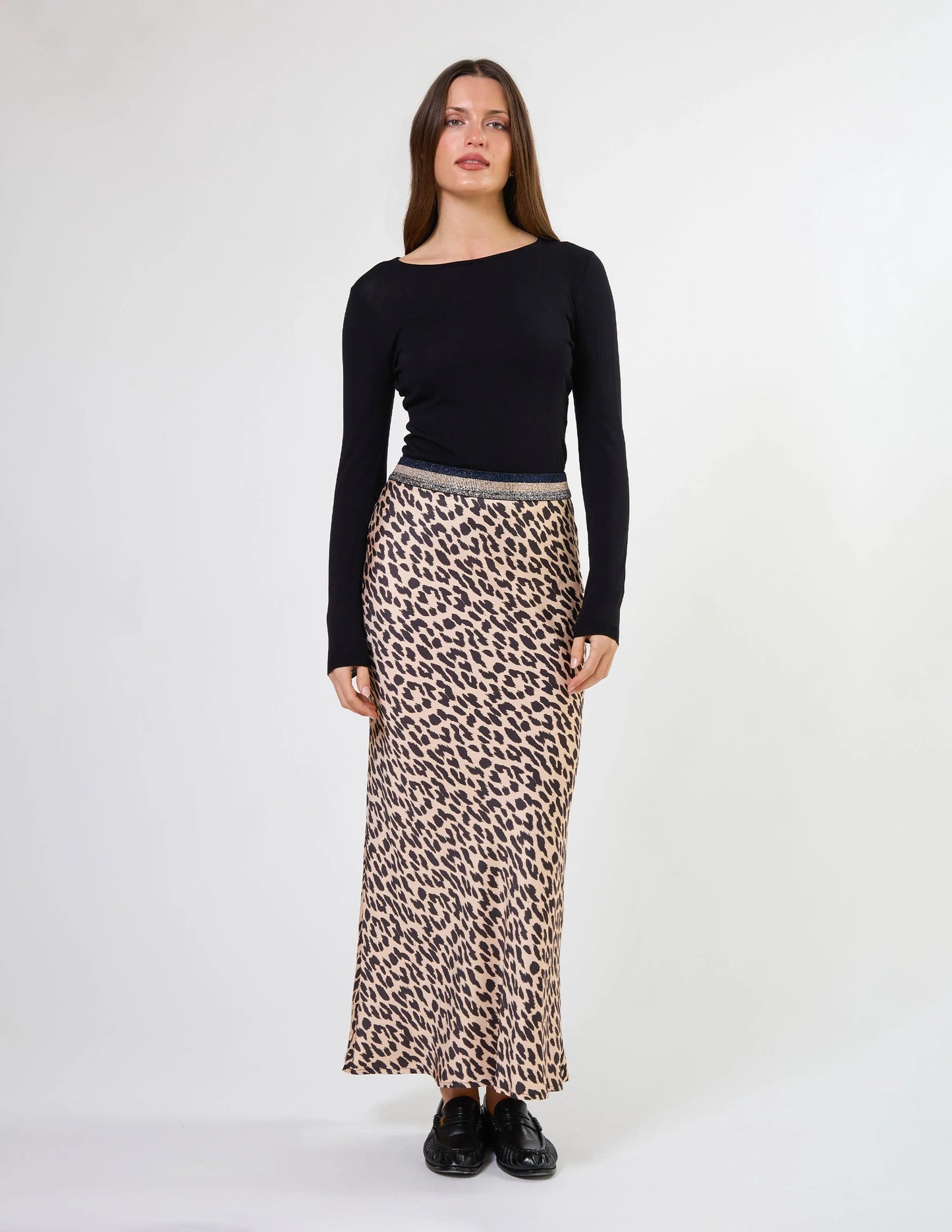 Bretta Skirt - Snow Leopard