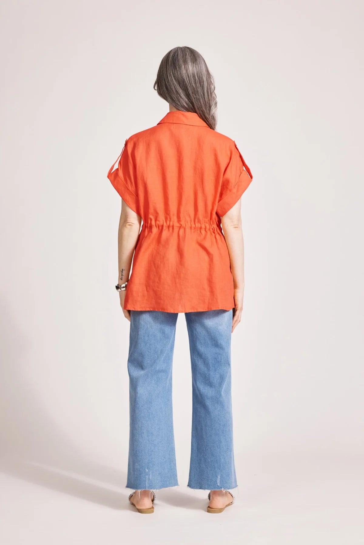 Miramar Tie Shirt Coral (One Size)