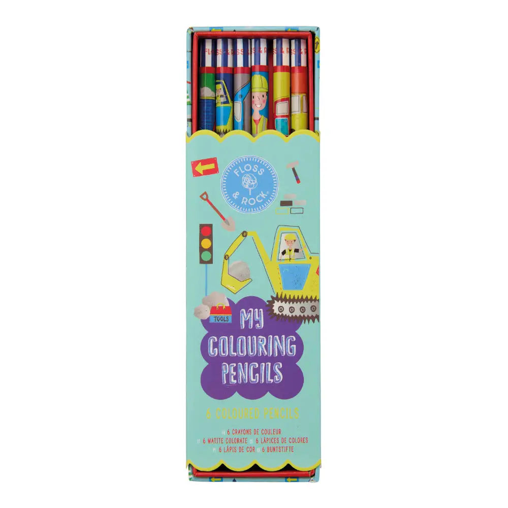 Floss & Rock My Colouring Pencils - Construction