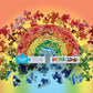 Classic Floor Puzzle 100 Piece - Rainbow Animals
