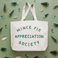 Mince Pie Appreciation Society Tote Bag - Canvas