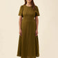 Anita Maxi Dress - Olive