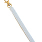 Stripey Beaded Keychain - Navy