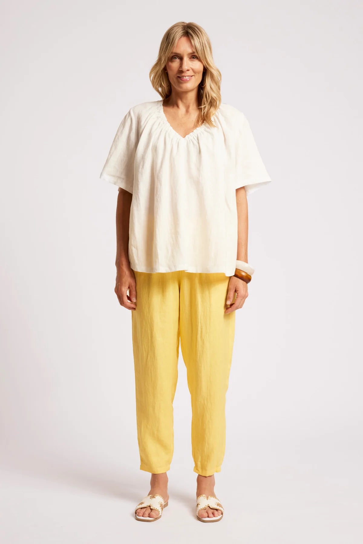 Cove Relaxed Top - White (One Size)