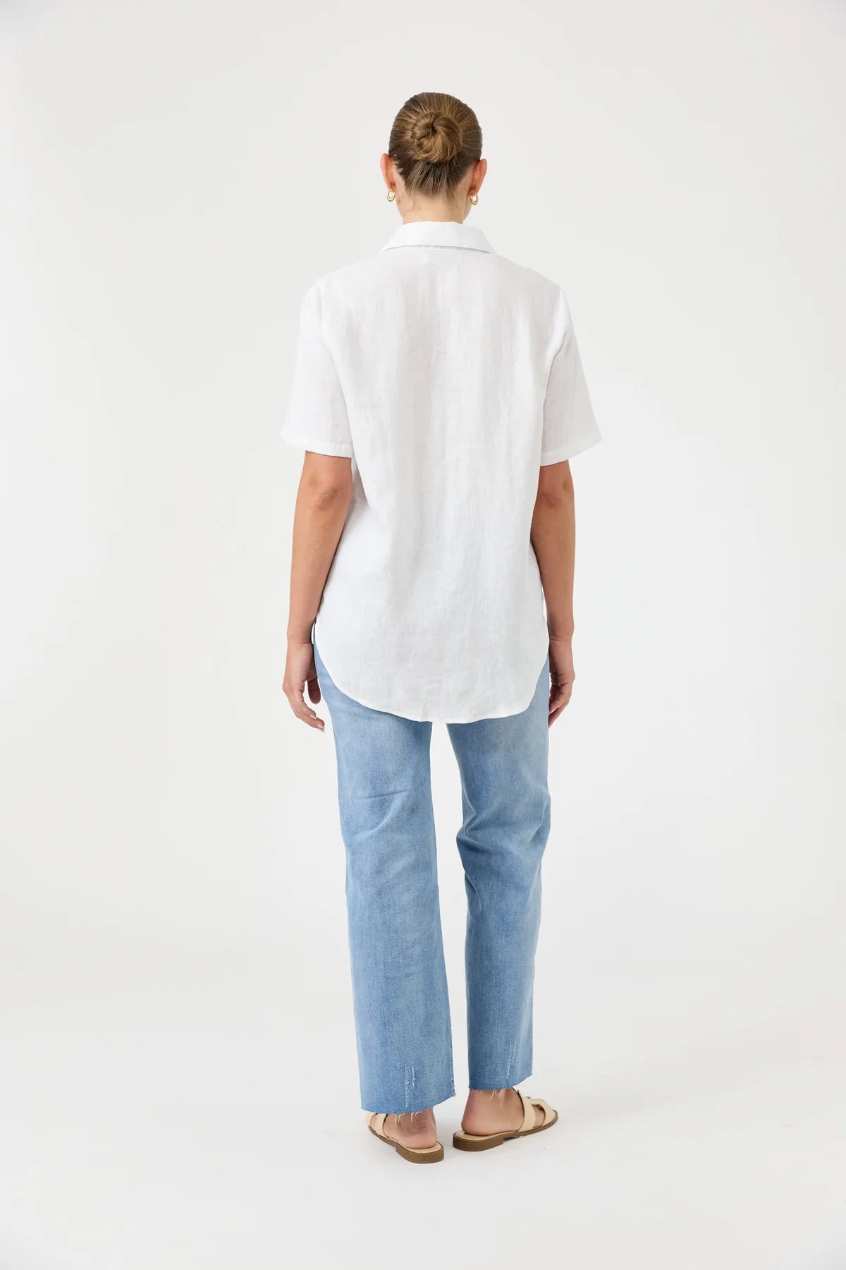 Studio Short Sleeve Shirt White