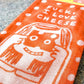 Fuck I love Cheese Tea Towel
