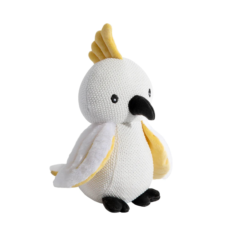 Colin the Cockatoo Knitted Toy