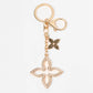 Keychain Crystal Flower - Gold