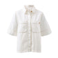 NOA SHORT SLEEVE SHIRT / FRESH ECRU