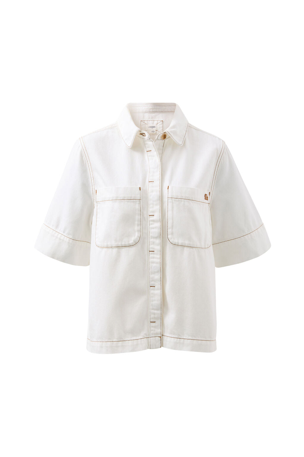 NOA SHORT SLEEVE SHIRT / FRESH ECRU