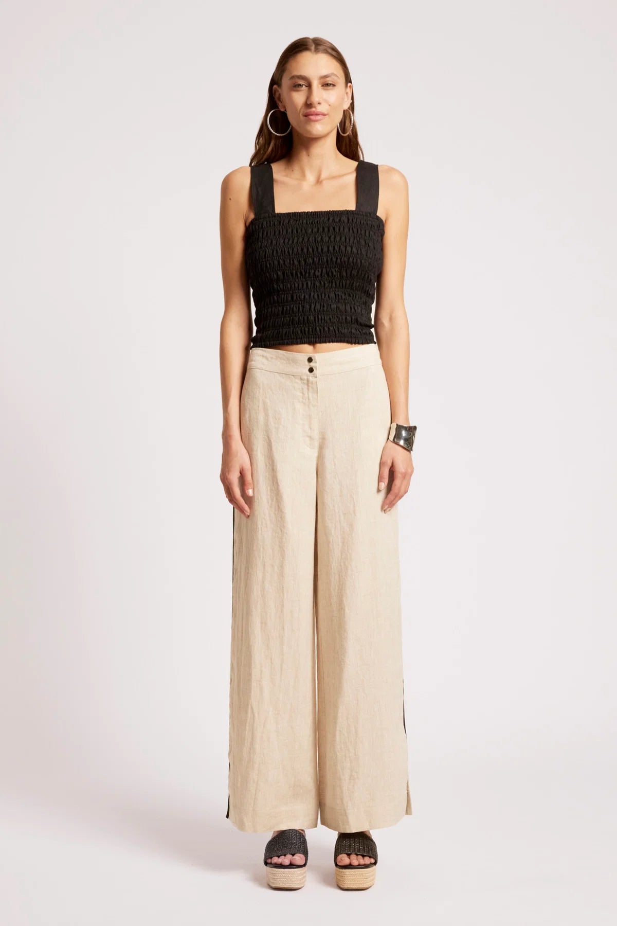 Maris Splice Pant - Tusk/Black