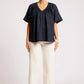 Cove Relaxed Top - Indigo (One Size)