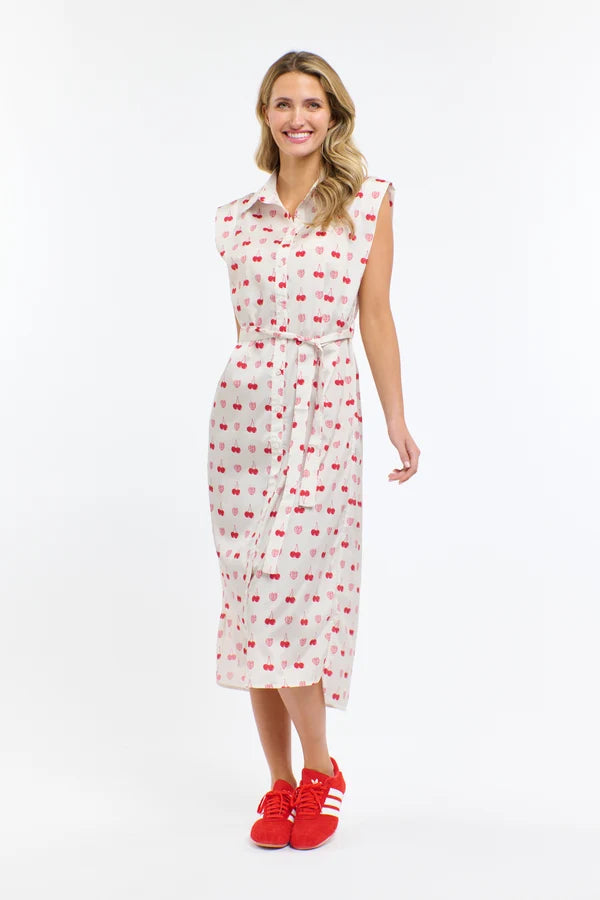 Cherry Bomb Dress - Red & Vanilla