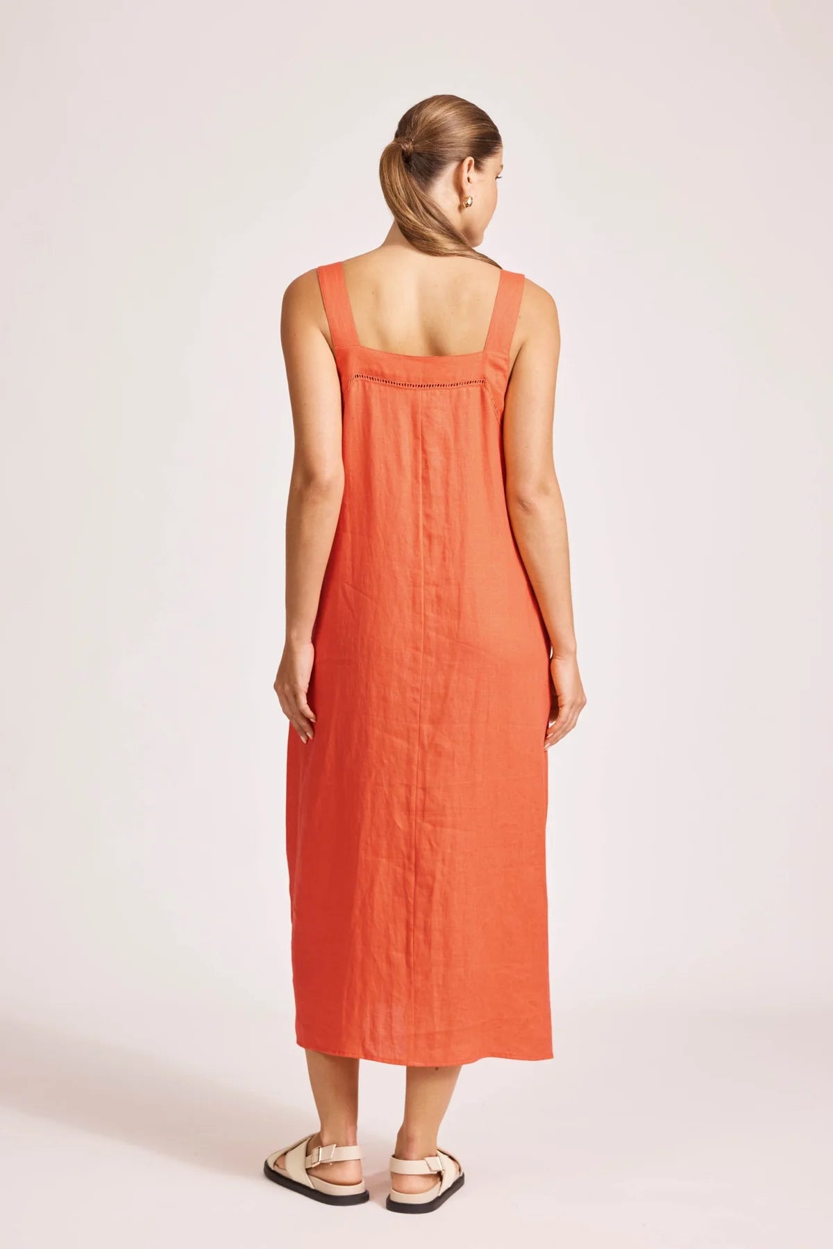 Miramar Tank Maxi Dress - Coral