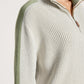 Liora Zip Jumper - Bisque/Sage