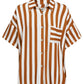Treville  Stripe Shirt - Caramel