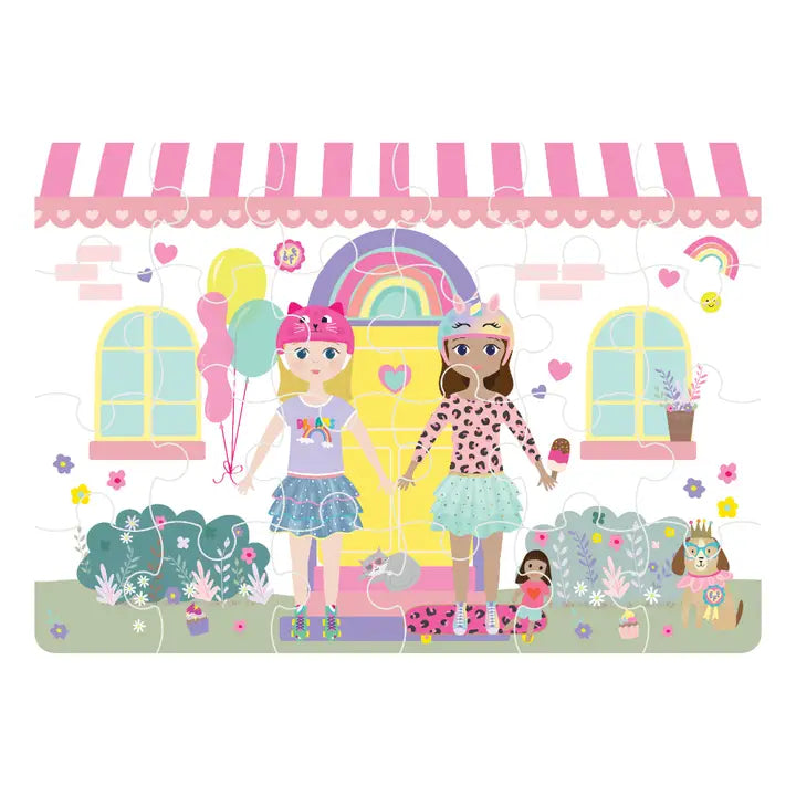 Floss & Rock 24 Piece Mini Puzzle - Best Friends