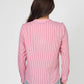 Cici Blouse Tomato Stripe