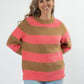 Layla Jumper Bubblegum Stripe