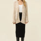 Pallas Relaxed Cardigan - Stone  (One Size)