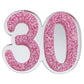 30 Birthday Brooch (Silver / Pink)