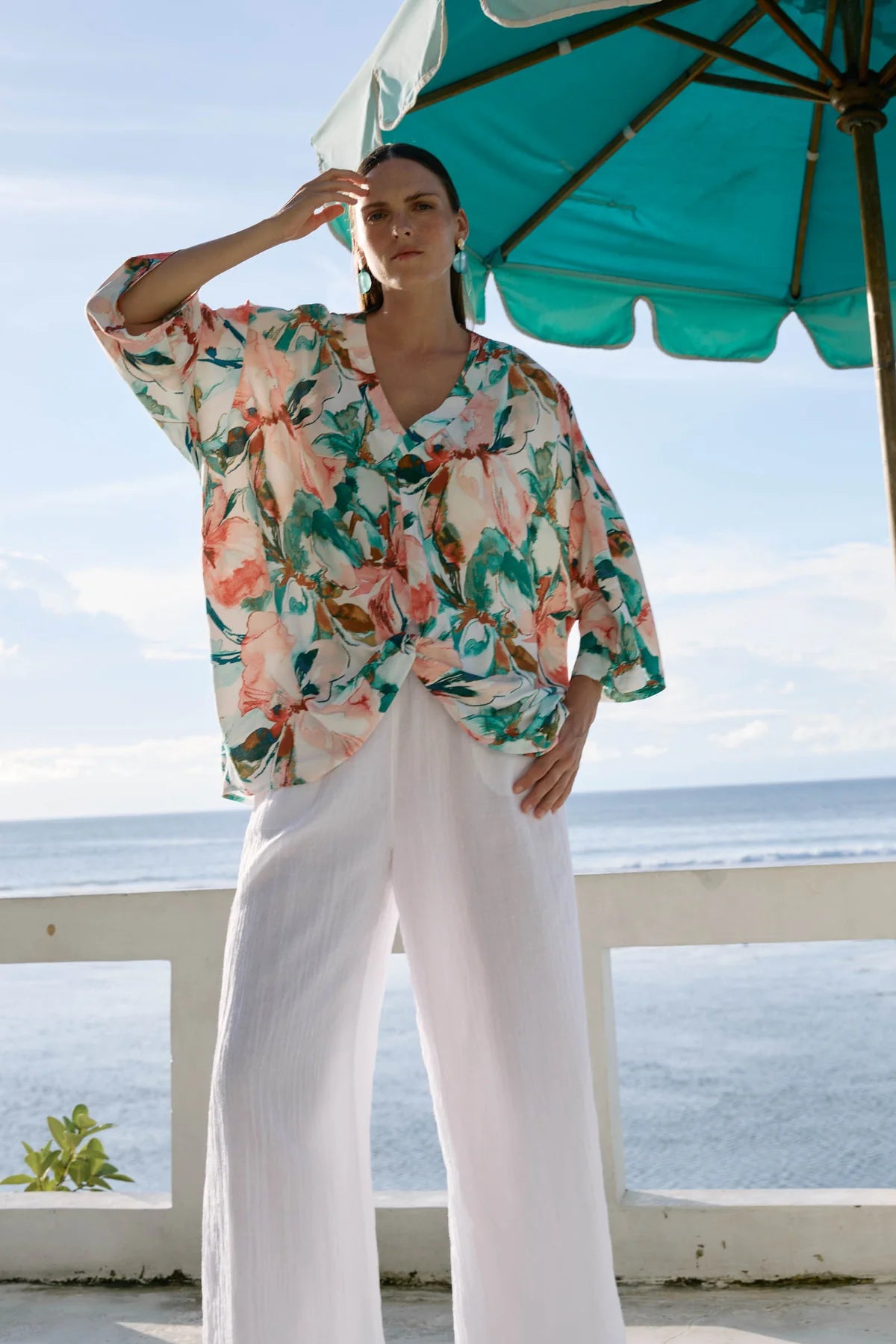 Orsula Crop Pant White