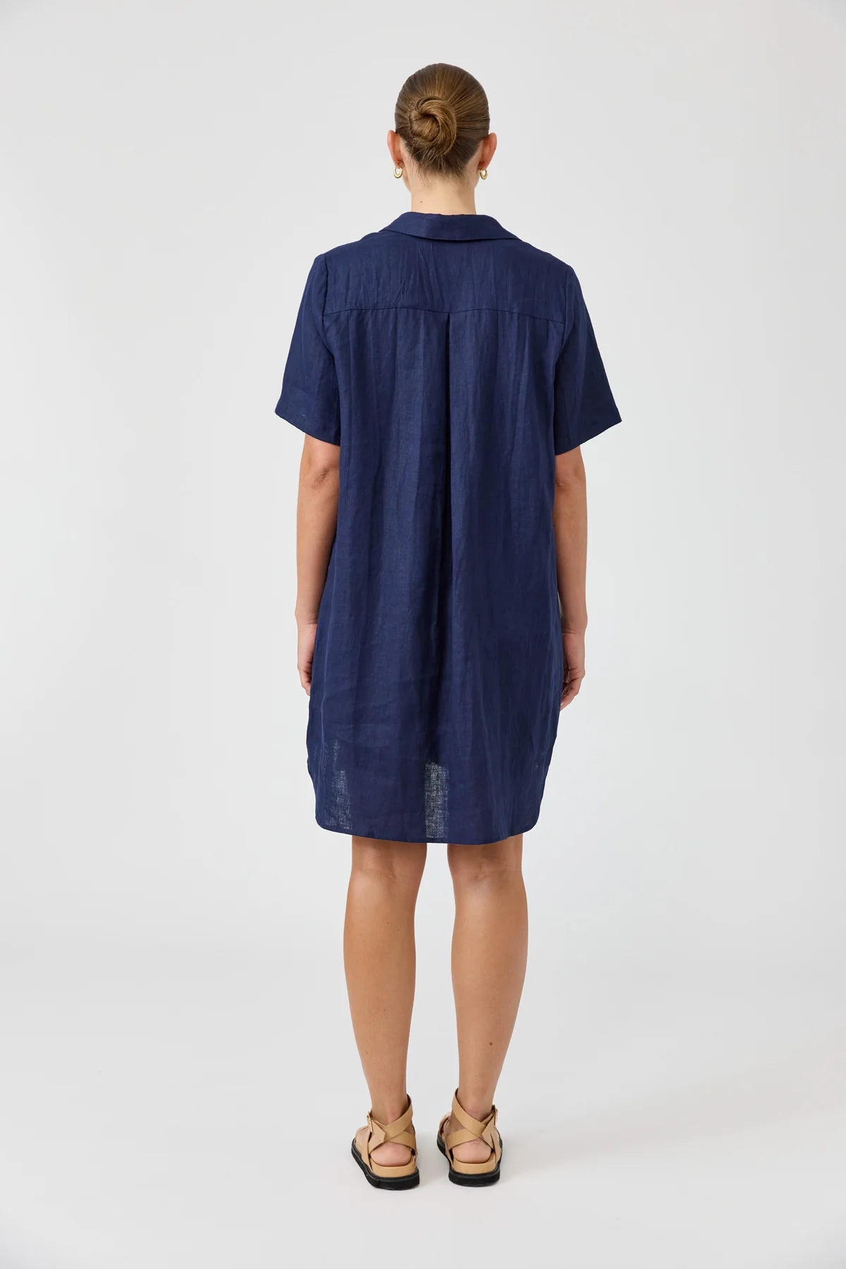 Studio Short Shirt Dress Indigo