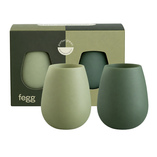 sage + olive | fegg | silicone unbreakable glasses