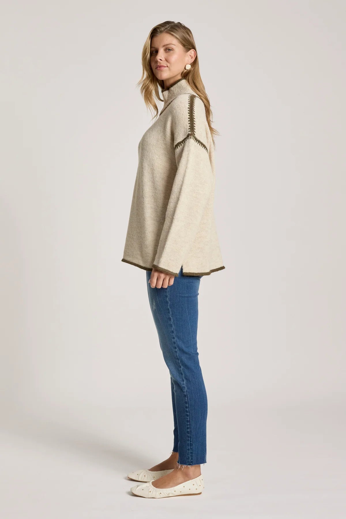 Orin Jumper - Dune/Olive