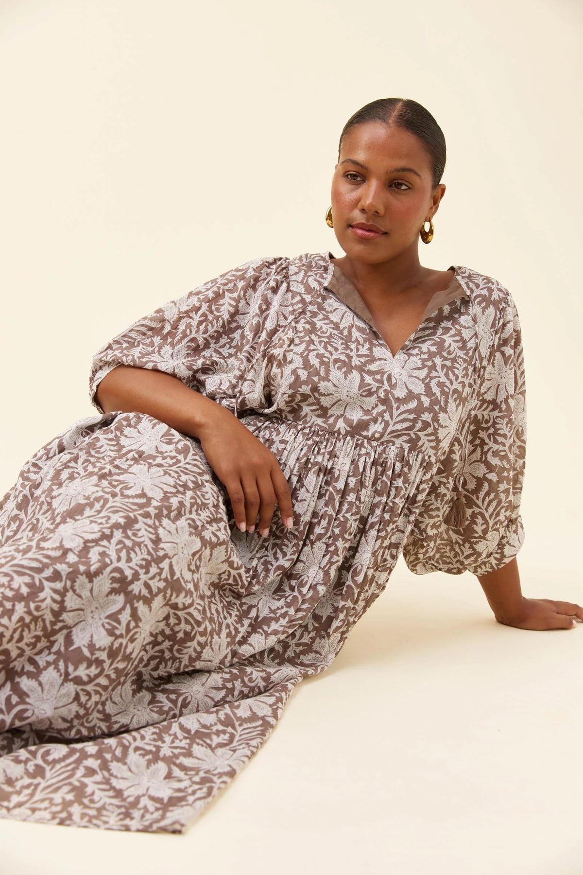Wilma Maxi Dress - Taupe