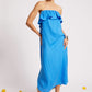 Maris Strapless Dress - Marine