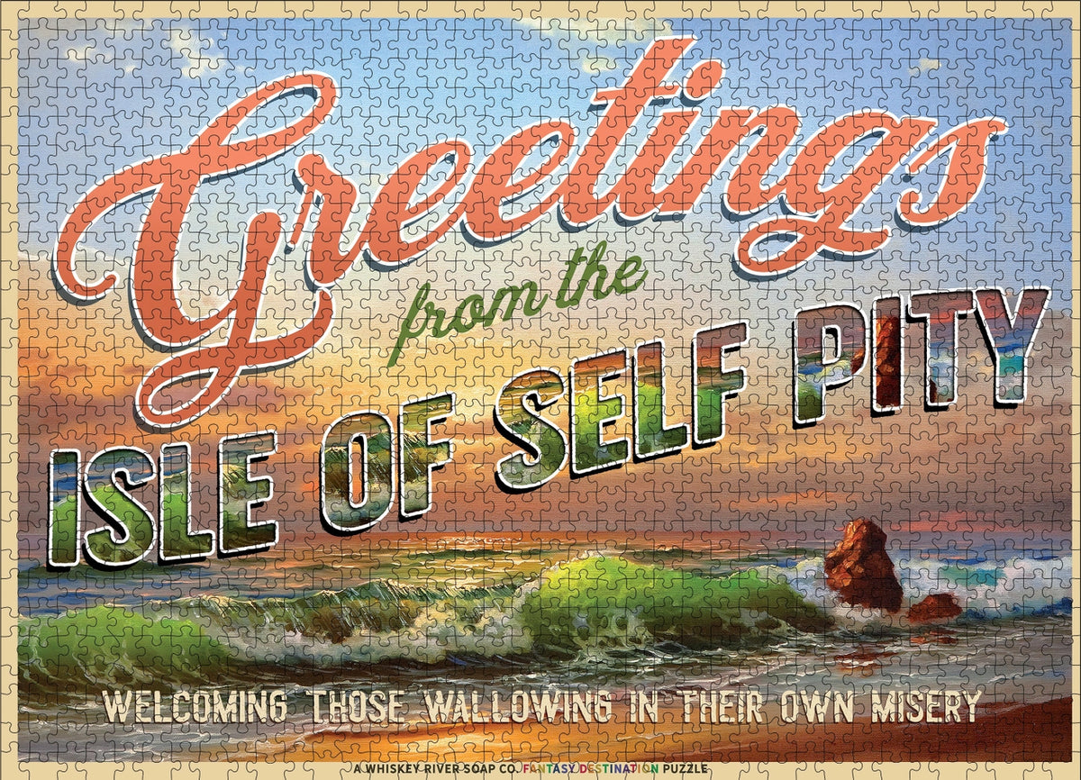 Greetings from the Isle of Self Pity Puzzle