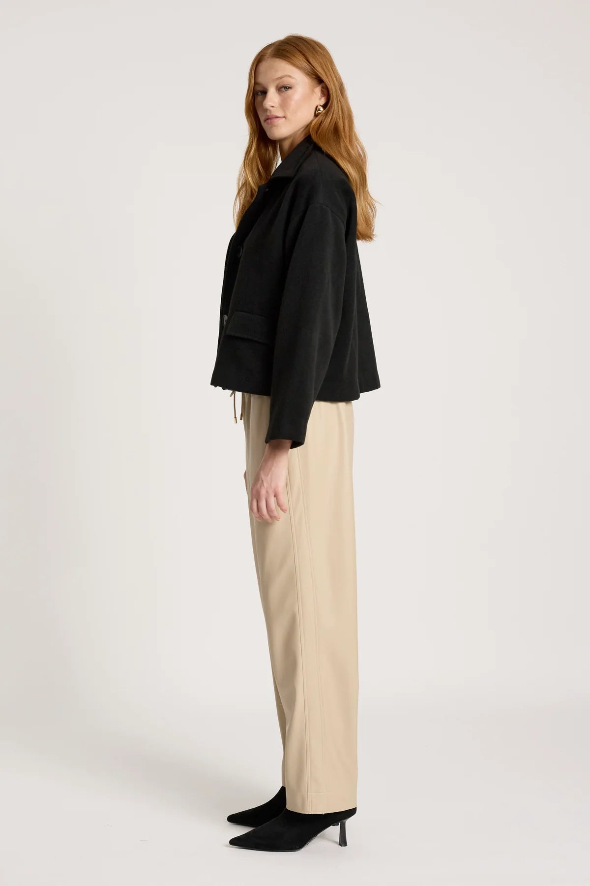Wanderer Crop Jacket - Black