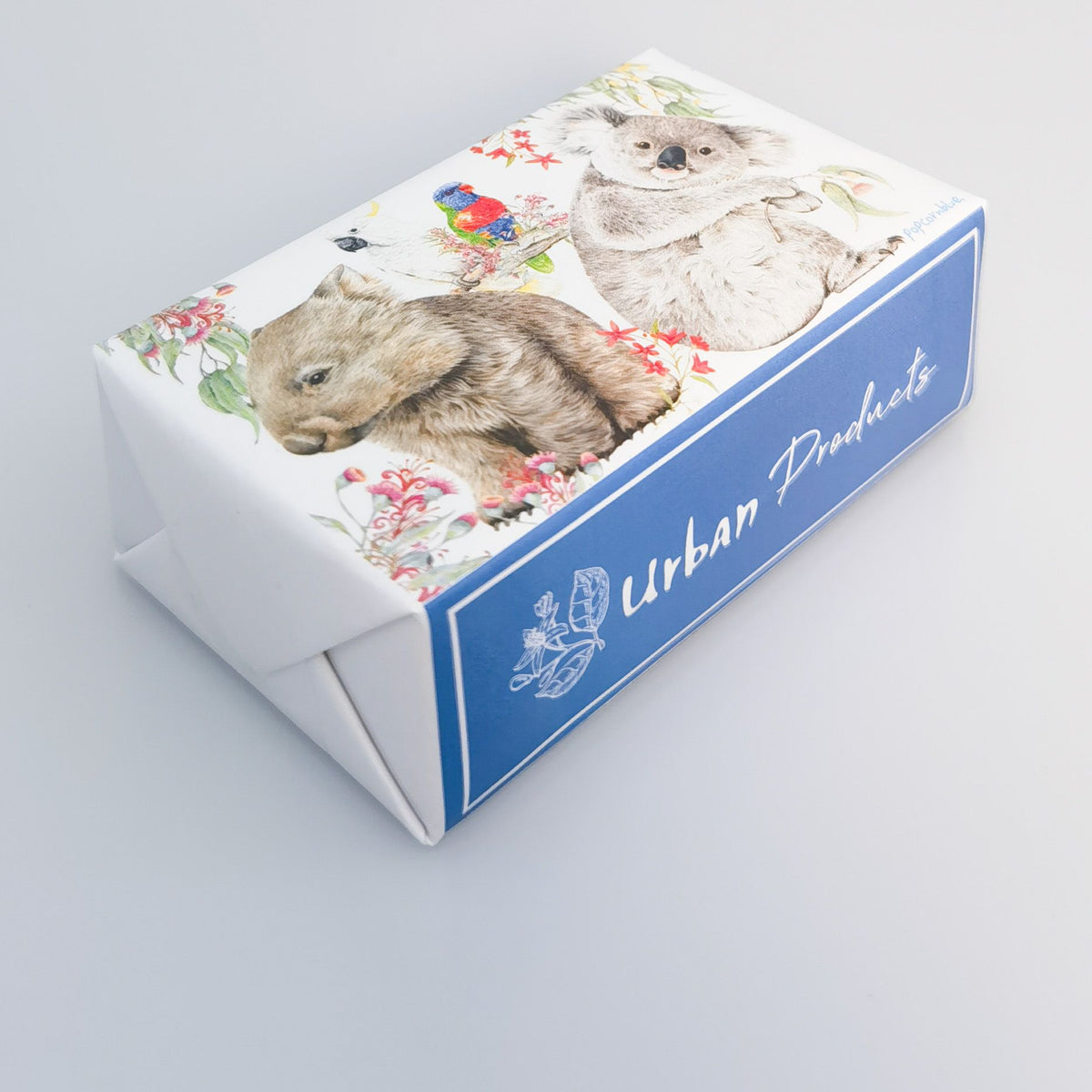 Popcorn Blue Australiana Soap White & Blue