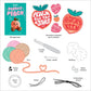 Loopy Crochet Book & Kit - Perfect Peach
