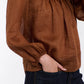 Ariel Long Sleeve Top - Brandy