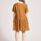 Miramar Midi Dress - Caramel