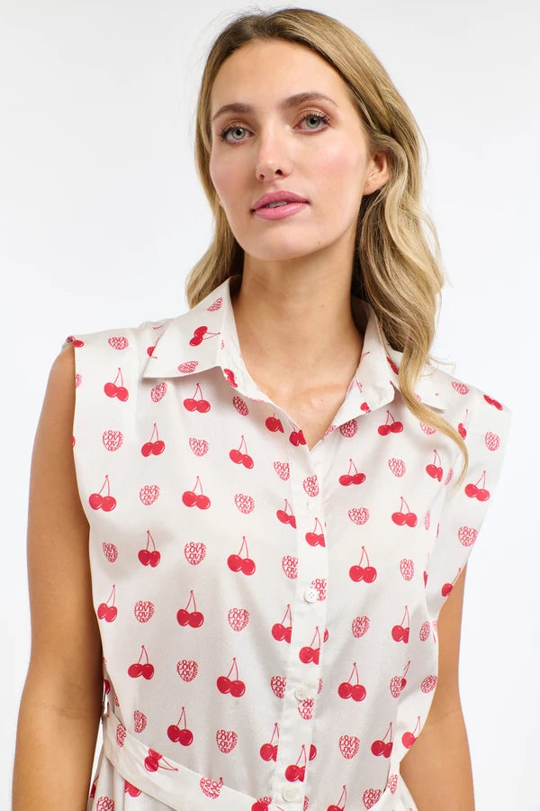 Cherry Bomb Dress - Red & Vanilla