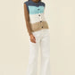 Pallas Stripe Knit Vest - Ice Blue