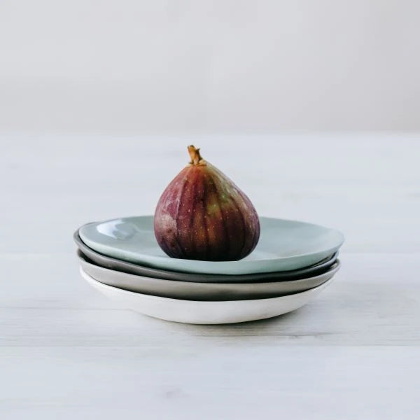 Flax Saucer Charcoal