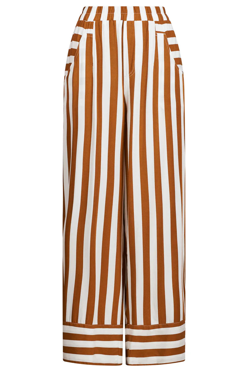 Treville Stripe Pant Caramel