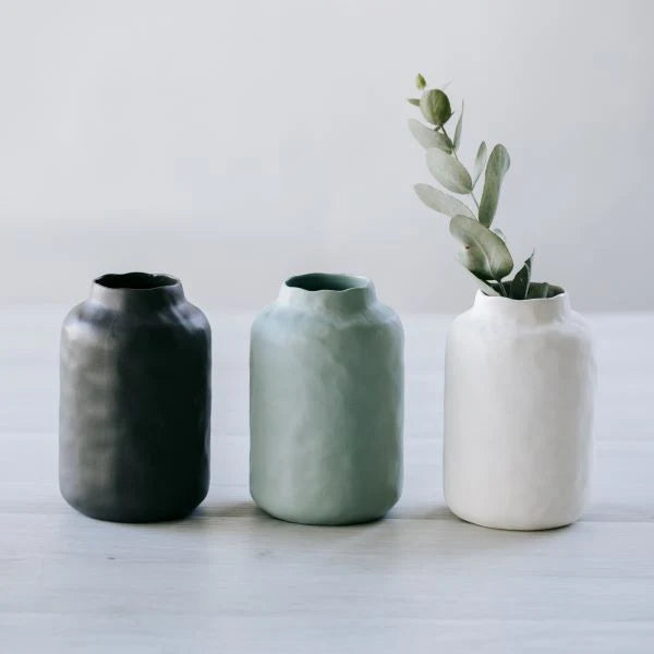 Flax Vue Vase 14 cm Charcoal